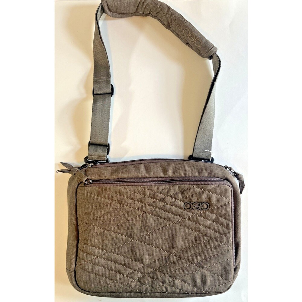 OGIO Tribeca Terra Laptop Bag iPad Tablet Sleeve Brown Messenger 10.25x14x2 Inch